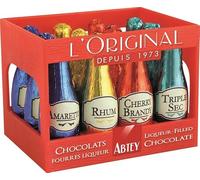 Lot de 2 casiers liqueur L'Original 108g Abtey - À déguster avec modération ! Idéal pour offrir - chocolat noir fourrés à la liqueur