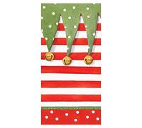 Lot de 2 Caspari Sac à main Poche papier Mouchoirs - Mouchoirs - Chaussette de Noël à rayures