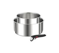 Tefal Ingenio Preference, Lot de 2 Casseroles 16 et 20 cm, Acier Inoxydable