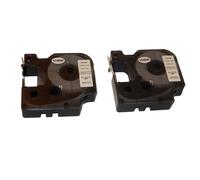 Lot de 2 Cassettes à ruban vhbw 12mm pour Dymo 2000, 3500, 4500, 5500. Remplace: Dymo D1, 45013.