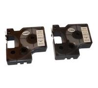 Lot de 2 cassettes à ruban vhbw 9mm impression encre noire pour Dymo LabelManager 100 Plus, 200, 300, 350, 350D, 360D, 400, 420P. Remplace: D1, 40913. G