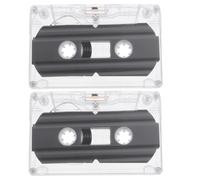 Lot de 2 cassettes audio de rechange, durée d'enregistrement de 30 minutes.