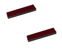 Lot de 2 Cassettes d'encre E/15 recharge pour tampon COLOP Printer 15 Rouge