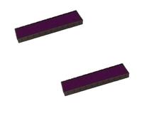Lot de 2 Cassettes d'encre E/15 recharge pour tampon COLOP Printer 15 Violet