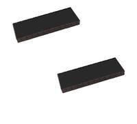Lot de 2 Cassettes d'encre E/25 recharge pour tampon COLOP Printer 25 Noir