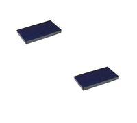 Lot de 2 Cassettes d'encre E/60 recharge pour tampon COLOP Printer 60 Bleu