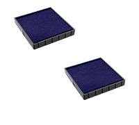 Lot de 2 Cassettes d'encre E/Q30 recharge pour tampon COLOP Printer Q30 Bleu