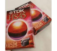 TDK Cassette VHS-C HS45 – 45 minutes – PAL/SECAM