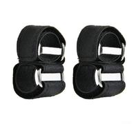 Lot de 2 ceintures de support de canne à pêche pour barre de toit de voiture, support stable pour le transport de matériel dans les SUV, camionnettes ou véhicules tout-terrain
