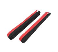 Lot de 2 ceintures de taekwondo pour atteindre des objectifs en entraînement d'arts martiaux (rouge et noir)