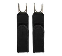 Lot de 2 ceintures élastiques avec crochet en métal, ceinture élastique invisible sans boucle, ceintures latérales réglables, sangle de taille invisible pour homme et femme, travail, décontracté