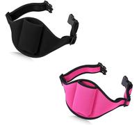 Lot De 2 Ceintures Réglables Pour Microphone, Support Pour Microphone, Sac Banane Pour Émetteur Micro Vertical Sans Fil, Pour Professeur De Fitness, Sac Banane De Course, Haut-Parleur, Noir [X1345]