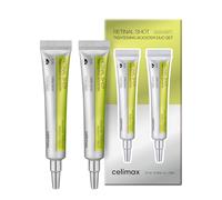 Lot de 2 celimax The Vita A Retinal Shot Raffermissant | avec rétine 0,1%, matryxyl 3%, minimiseur de pores, rides et ridules, peau plus ferme, 2 x 15 ml | Coffret booster