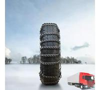 Lot de 2 chaînes à Neige 9 mm pour camions et SUV - Chaînes antidérapantes renforcées -Facile à Mettre et à enlever pour la Neige glacée et la Boue 225/75R17,5 2 pièces 315/70R22,5