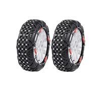 Lot de 2 chaînes à neige antidérapantes pour pneus de voiture - Pour SUV et voitures - 185/65R13