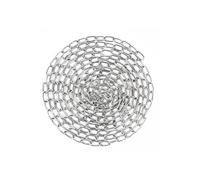 Lot de 2 chaînes de 3 m en acier inoxydable SUS304 à suspendre - Chaîne légère - Chaîne de suspension robuste pour la maison et le camping