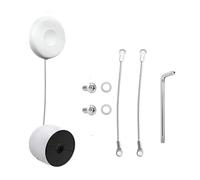 Lot de 2 chaînes de sécurité antivol pour caméra Google Nest Cam (Batterie), Arlo Pro 4 Pro 3, Arlo Ultra/Arlo Ultra 2, câble de sécurité avec vis antivol pour extérieur ou intérieur (Pas d'appareil)