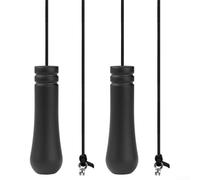 Lot de 2 chaînes de traction avec cordon de 150 cm et boule en métal compatible avec les interrupteurs de plafonnier standard