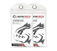 Lot de 2 chaînes de tronçonneuse Rotatech 35,6 cm compatibles avec Bosch AKE35S AKE35 AKE35A, MATIKA, Husqvara, Ego Powerplus et Echo