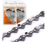 Lot de 2 Chaînes Tronçonneuse Parkside PGHSA 12 B2/C2/C3, 28 Maillons, 1,1 mm, Semi-Ciseau