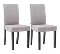 Lot de 2 chaise clp interieur empilable non pliable en bois H. 91 cm gris Gris clair G