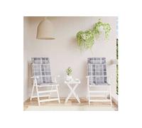 Lot de 2 chaise de bureau GENERIQUE en plastique non pliable interieur H. 50 cm