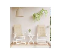 Lot de 2 chaise de bureau GENERIQUE interieur non pliable en plastique H. 50 cm