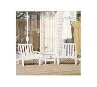 Vidaxl Chaises De Jardin Adirondack Lot De 2 75x77x77 Cm