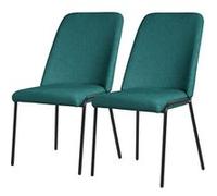 Lot de 2 chaise GENERIQUE en plastique non empilable non pliable H. 94 cm interieur Petrol