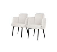 Lot de 2 chaise GENERIQUE en rotin non empilable non pliable H. 86 cm interieur
