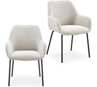 Lot de 2 chaise GENERIQUE H. 83 cm non pliable interieur en metal