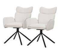 Lot de 2 chaise GENERIQUE interieur non empilable non pliable en plastique H. 89 cm Beige