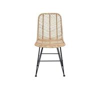 Lot de 2 chaise GENERIQUE interieur non empilable non pliable H. 85 cm en rotin