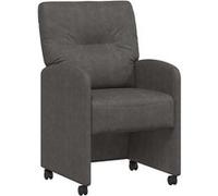 vidaXL Chaises de salle à manger 2 pcs Noir 57 x 67 x 95 cm Faux cuir