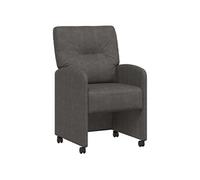 vidaXL Chaises de salle à manger 2 pcs Noir 57 x 67 x 95 cm Faux cuir
