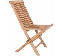 2 Chaises de jardin en teck TOLEDO