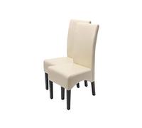 Lot de 2 chaise latina interieur non empilable non pliable H. 102 cm en bois beige