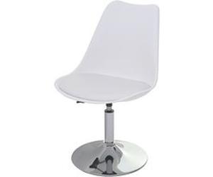Lot de 2 chaise mendler en plastique non empilable non pliable H. 80 cm interieur blanc Blanc G