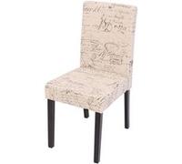 Lot de 2 chaise mendler en plastique non pliable H. 90 cm interieur Beige G