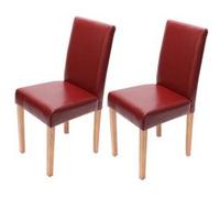 Lot de 2 chaise mendler interieur H. 90 cm rouge en plastique Rouge G