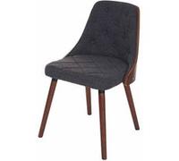 Lot de 2 chaise mendler interieur non pliable en bois H. 82 cm gris Gris G