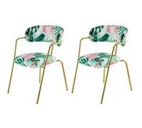 Lot de 2 Chaises Design "Forest II" 79cm Vert