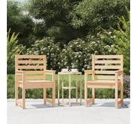 Vidaxl Chaises De Jardin 2 Pcs 60x48x91 Cm Bois Massif De Pin