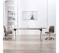 Chaises De Salle À Manger 2 Pcs Taupe Tissu - Vidaxl Gris