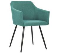 Lot de 2 chaise H. 81 cm non pliable en plastique interieur vert