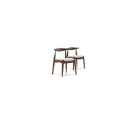 Lot de 2 chaise vs venta stock interieur non empilable non pliable en bois massif H. 74.5 cm
