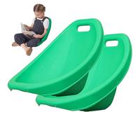 Lot de 2 chaises à bascule empilables et robustes, design en plastique pratique pour les activités intérieures et extérieures