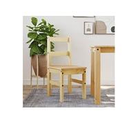 Vidaxl Chaises À Manger Lot De 2 Panama 40x46x90 Cm Bois Massif De Pin Marron
