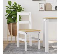 Lot de 2 Chaises à Manger Sièges Cuisine Intérieur Bois Massif de Pin vidaXL