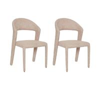 Lot de 2 Chaise Almée H.88cm beige - Atmosphera Créateur d'intérieur